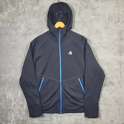 Eddie Bauer Mens FIRST ASCENT Zip Up Sweatshirt Hoodie Blue XL • $11.99
