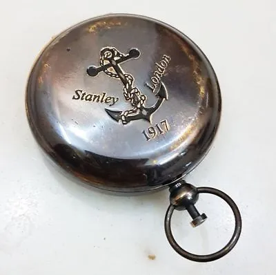 $16.53 • Buy Antique Brass Compass Vintage Handmade Push Button Brass Compass Pocket Style