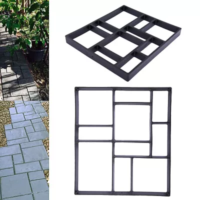 17.72 X19.69  Reusable Concrete Path Maker Molds For DIY Garden Concrete Path • $21.99