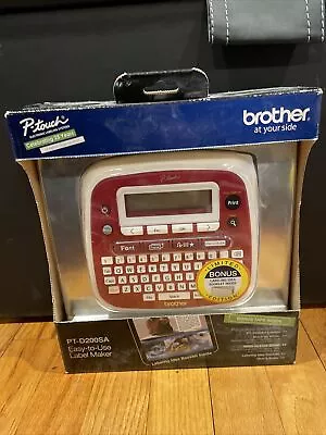 Brother P-touch PT-D200SA Label Maker Limited Edition W/Bonus Tape  Brand New • $21.99