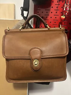 Restored Vintage Coach Willis British Tan Crossbody #9927 • $95