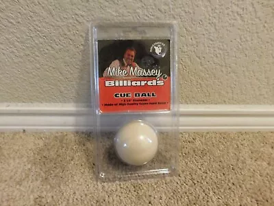 New Regent Sports Corp. Mike Massey Billiards 2 1/4  Diameter Cue Ball • $0.99