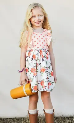 Girls Matilda Jane Dream Chasers Flutter Away Dress Size 12 EUC • $64.95