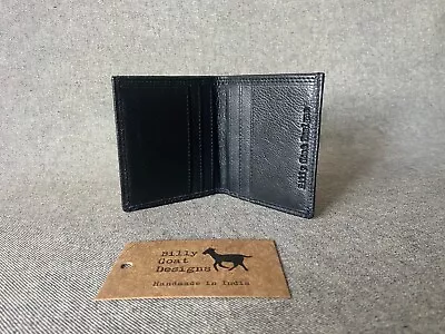 Leather Wallet Bifold W2K/A/B Buffalo Slim Cash Handmade Billy Goat Designs • $20.88
