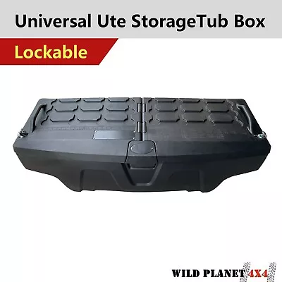 $582.95 • Buy Heavy Duty Universal Tub Storage Ute Tool Box Lockabel Fit Most Ute Hilux Ranger
