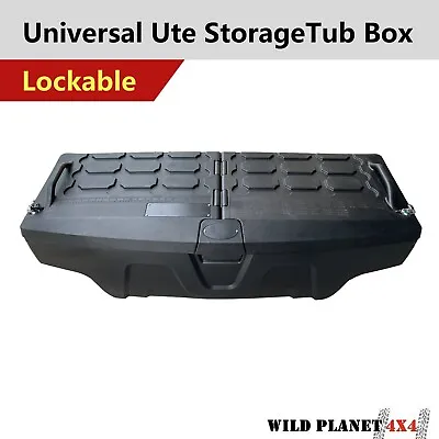 Heavy Duty Universal Tub Storage Ute Tool Box Lockabel Fit Most Ute Hilux Ranger • $582.95