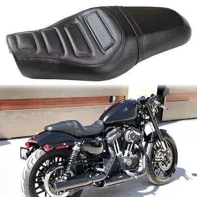 Motorcycle Driver&Passenger Seat Two-Up For Harley Davidson Roadster 1200 Custom • $109.11