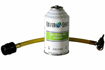 Enviro-Safe R1234YF Dye Charge 4 OZ Can & Charging Hose Dye Charge For R1234 • $22