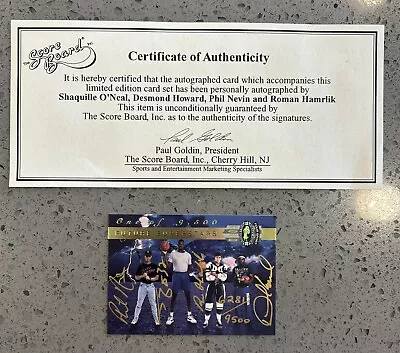 Limited Edition AUTO RC 🔥 1992 Classic Shaquille O’Neal & More Rookie + COA • $95.95