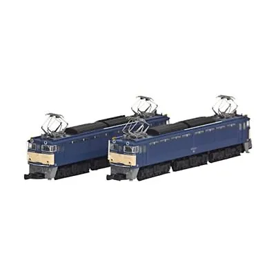 Rokuhan Z Gauge EF63 Tertiary Type Blue Double Set T038-3 Model Train Electr FS • £168.48