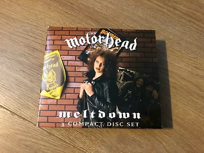 MOTÖRHEAD Meltdown 3-CD BOX Set W/Slipcase 1991 UK 1st Press RARE Motorhead • $99.99