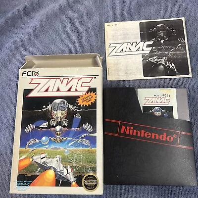 Zanac For Nintendo NES No Manual W/ Box • $55