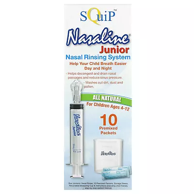 Nasaline Junior Nasal Rinsing System For Children Ages 4-12 14 Piece Kit • $21.21