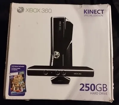 $119.99 • Buy Xbox 360 Kinect System Tested Working 250 GB HD