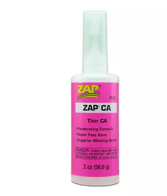 Zap Thin CA Glue 2 Oz PT-07 • $7.99