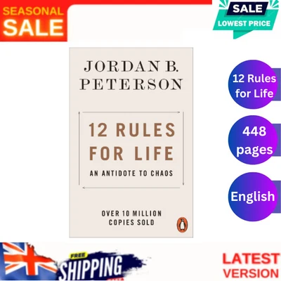 $15.99 • Buy NEW 12 Rules For Life 2019 By Jordan B. Peterson Paperback Book | FREE SHIPPING