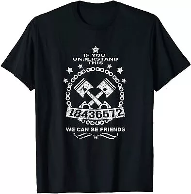 $9.99 • Buy Awesome V8 Firing Order Design For Car Enthusiasts T-Shirt