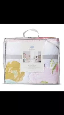 BABY GIRL Crib Bedding Set Floral Fields 4pc - Cloud Island Pink/Mint BRAND NEW! • $29.99