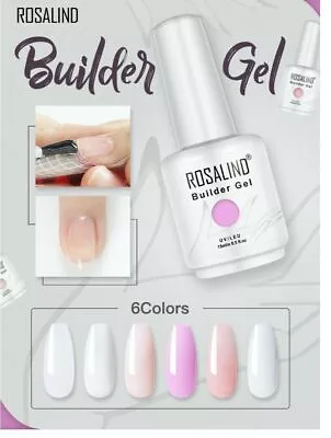 Polygel Extension Builder Nail Gel Quick Uv Soak Off Hard Gel Liquid Mineral • £4.98