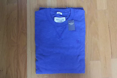 NWT Abercrombie & Fitch Boreas Mountain Thermal Crew Tee Blue Large • $28.99