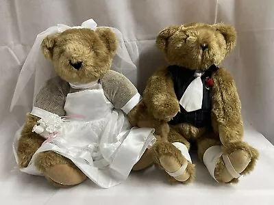 Vermont Teddy Bear Wedding Bear Bride And Groom 16  ~ New (Other) • $55