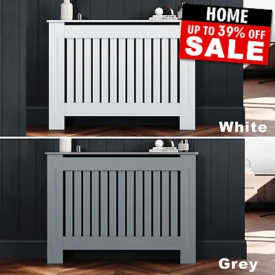 ELEGANT Radiator Cover Grill Shelf Cabinet MDF Wood Modern Traditional Furniture • £45.51