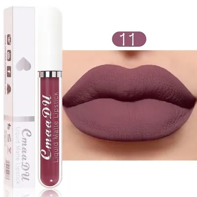 £2.99 • Buy 18 Colors Matte Liquid Lipstick Lip Stain 24 Hour Long Lasting Waterproof UK