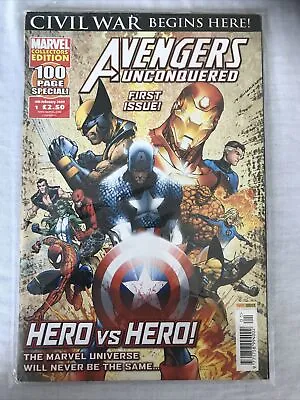 £6 • Buy Marvel The Avengers Unconquered Collectors Edition Rare Issue 1 Panini Uk