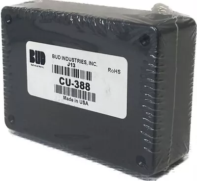 Bud Industries CU-388 Utility Box Style G Plastic 4.3x3.1x1.5 In • $3