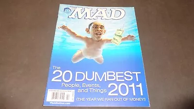 MAD Magazine #513 February 2012 The 20 Dumbest Obama /Charlie Sheen /Trump • $15.75