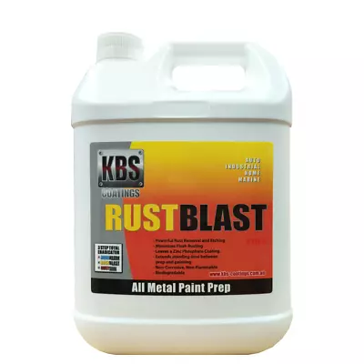 KBS Rust Blast 4 Liters Rust Remover Removal RustBlast Corrosion Prevention  • $69.50
