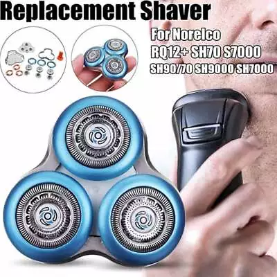 SH70 Replacement Heads+Frame Base For Philips Norelco Shaver Blades S7000 S9000 • $24.35