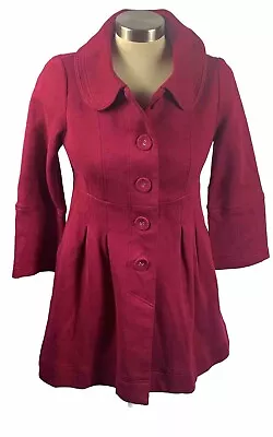 NWT NEW Forever 21 Fuschia Pink 3/4 Sleeve Coat Size L • $39