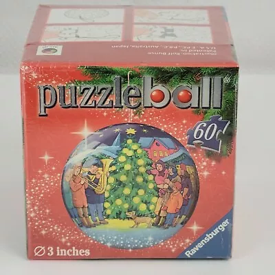 $21.95 • Buy New Christmas Band & Tree Puzzle Ball 3D  Ornament Ravensburger 60 Pcs, 3  2011