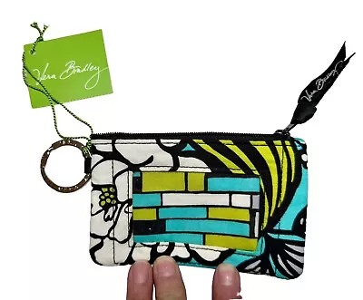 New With Tags Vera Bradley Island Blooms Summer 2012 ZipID Card Wallet • $20