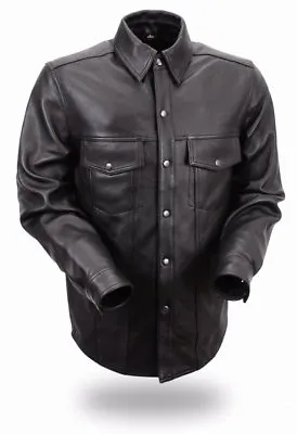 Milestone - Men's Motorcycle Leather Shirt • $199.99