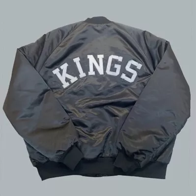 RARE Vintage Los Angeles Kings Chalk Line Satin Jacket Mens XL MINT NHL LA • $500