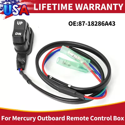 Tilt Trim Switch Assembly For Mercury Outboard Remote Control Box 87-18286A43 • $14.93