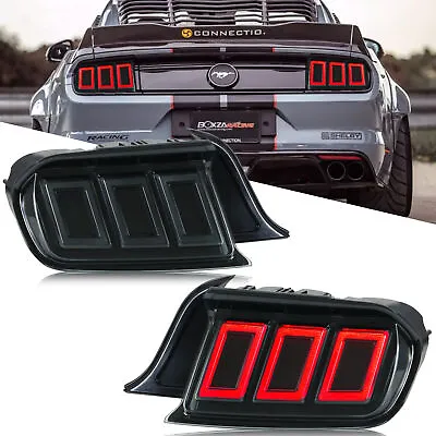 LED Sequential Tail Lights For Ford Mustang S550 2015-2022 Animation Rear Lamps • $359.99