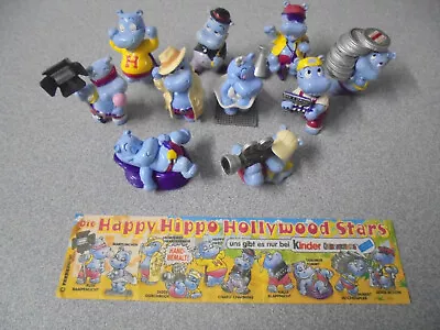 Kinder Surprise Set Die Happy Hippo Hollywood Stars 1997 • $35