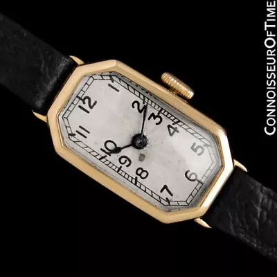 1923 Rolex Ladies Vintage Art Nouveau 18K Gold Watch - 1 Year Warranty • $1795