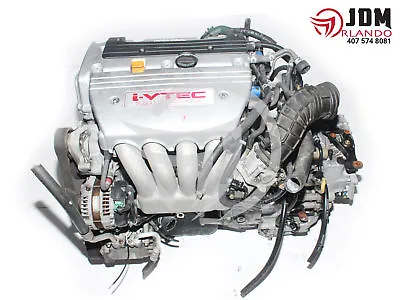 04-06 Acura Tsx 2.4l Dohc Vtec Engine Jdm K24a Equivalent To K24a2 • $1299