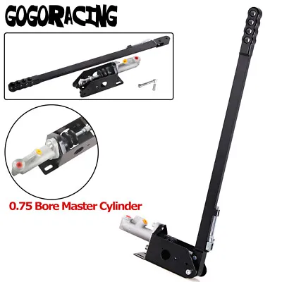 Universal Black Hydraulic Handbrake Long Handle Drift E-Brake Racing Gear Lock • $59.99