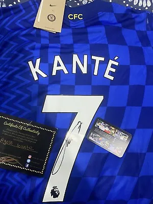 $850 • Buy Chelsea Kante Signed Jersey