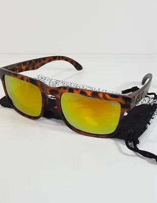 Spy Helm Sunglasses Ken Block PROMO  Sunglasses Matte Leopard & Gold Mirror Lens • $17.98