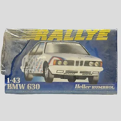 BMW 630 1:43 Heller Plastic Model Kit Humbrol Rally Rallye Vintage 1983 Monza • $16.99