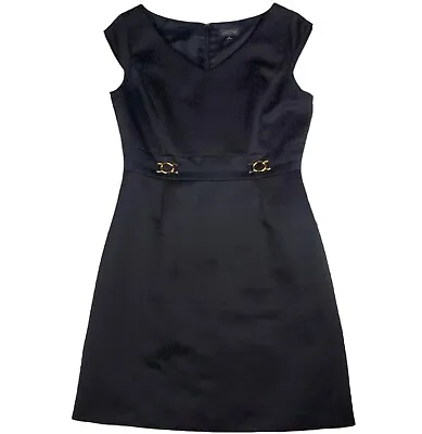 $29.95 • Buy Tahari Arthur Levine Aline Black Cocktail Wear To Work Sleeveless Dress Size 12