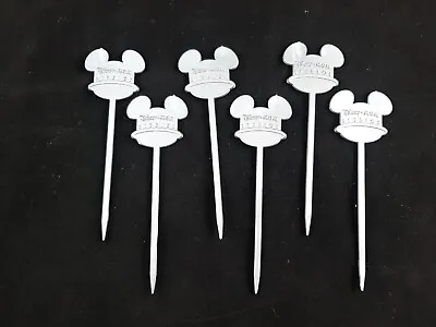 Disney MGM Studios Food Olive Garnish Pick Swizzle Stick RARE VINTAGE LOT OF 6 • $12.99