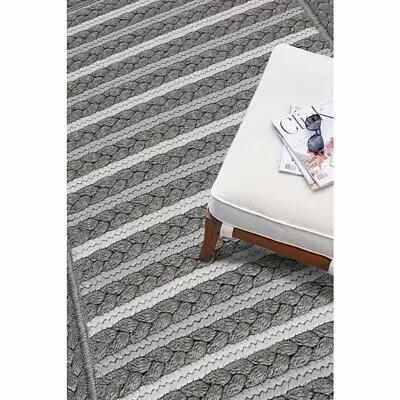 $84 • Buy Capel Rugs Boathouse Sharkskin Cross Sewn Country Cottage Coastal Braided Rug 