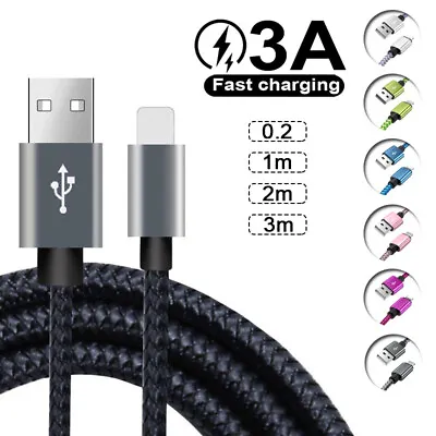 $7.36 • Buy Fast Charge USB Charger Cable For IPhone 6 7 8 X XR XS 11 12 13 14 Plus Pro Cord